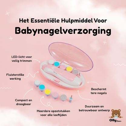 OllyTrim - Elektrische nagelvijl voor baby's